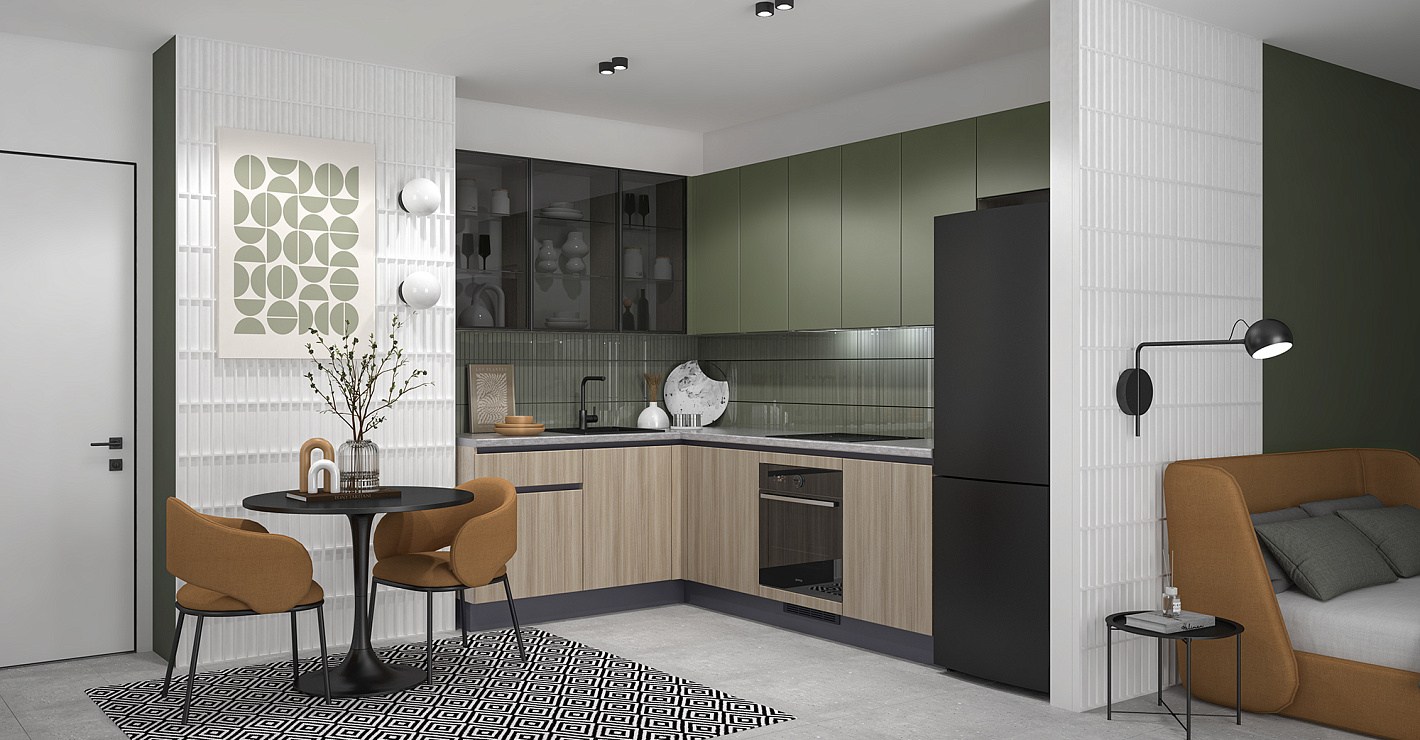 Кухня Уна сет (3000 x 1800 мм)