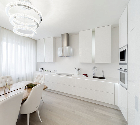 Кухня Фаворит 3 с фрезеровкой Роза